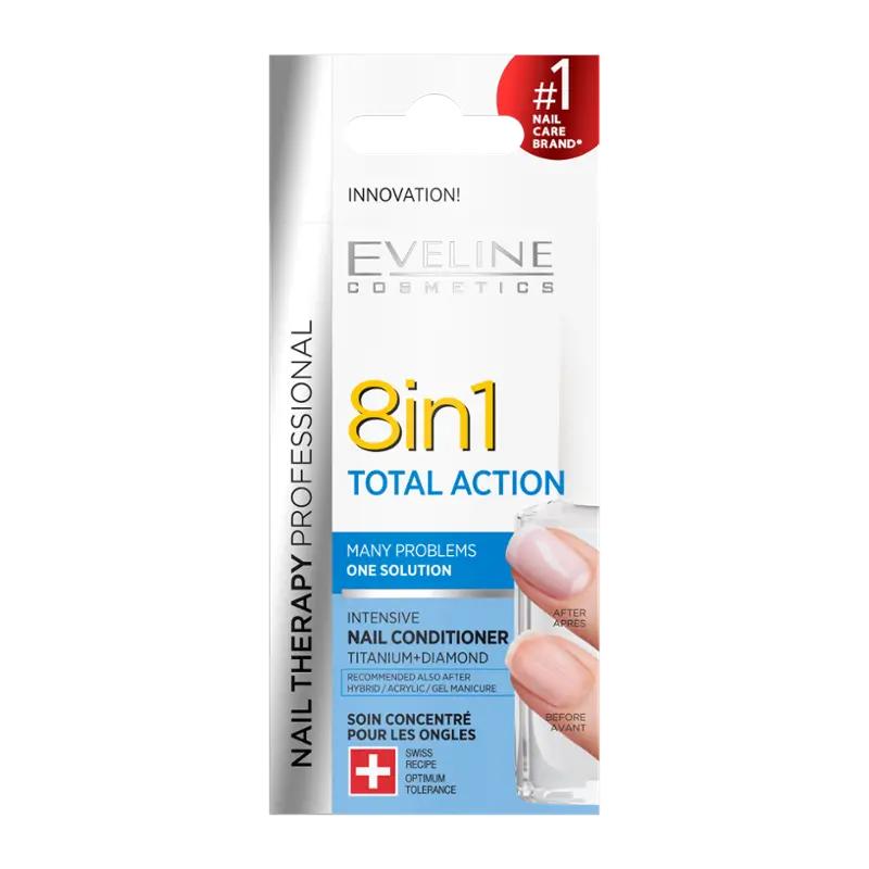Eveline Lak Total Action 8v1, 12 ml