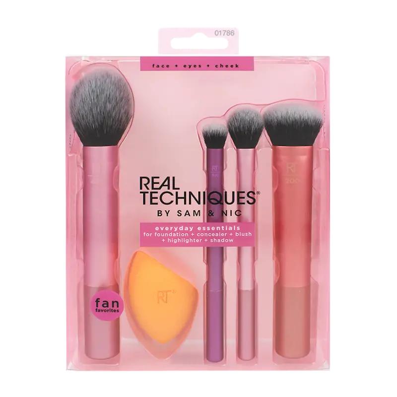 Real Techniques Sada štětců Everyday Essentials, 1 ks
