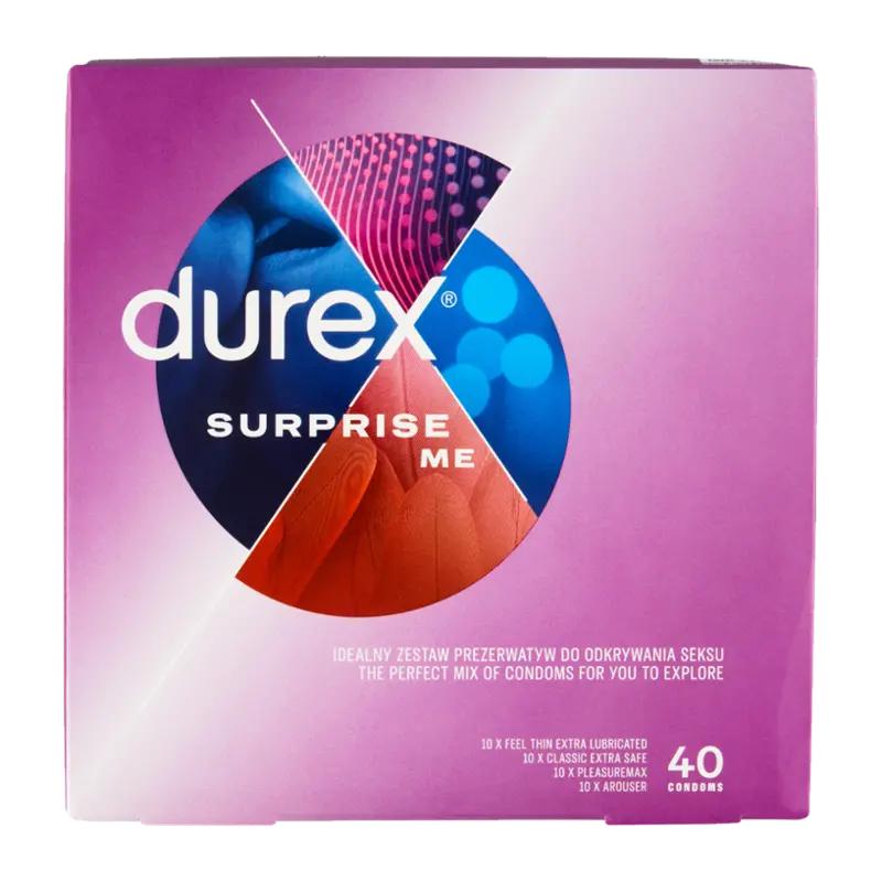 Durex Kondomy Surprise Me, 40 ks
