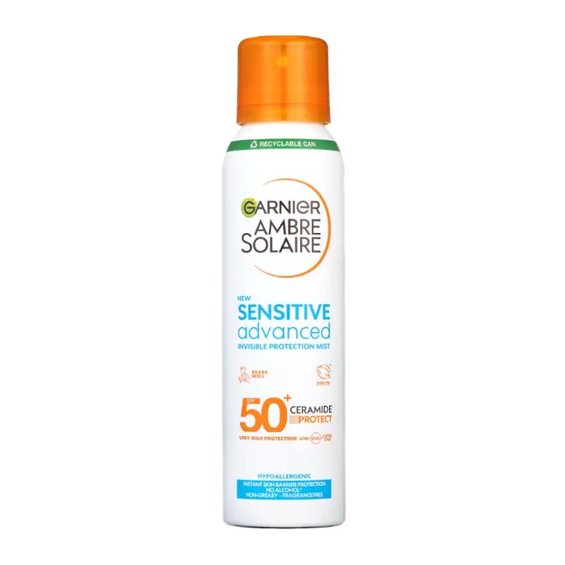 Garnier Pleťová ochranná mlha Sensitive Advanced SPF50+, 150 ml