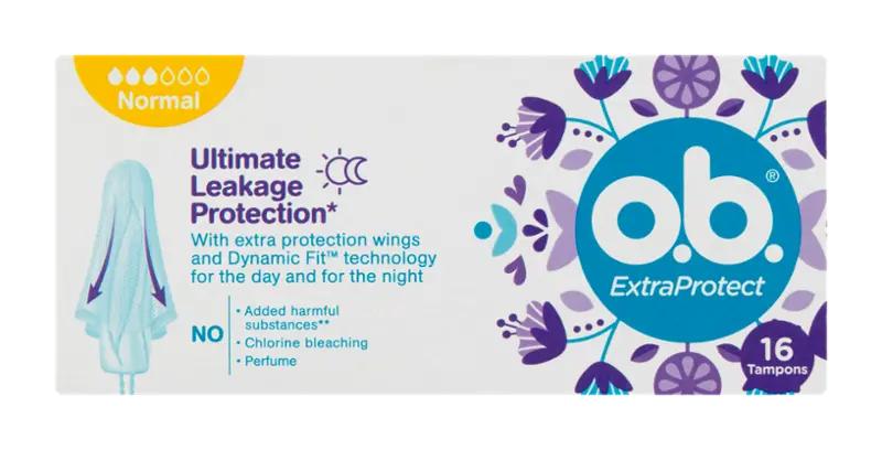 o.b. Tampony Extra Protect Normal, 16 ks