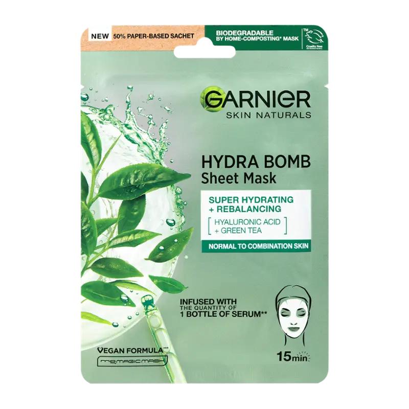 Garnier Hydratační textilní maska se zeleným čajem, 1 ks