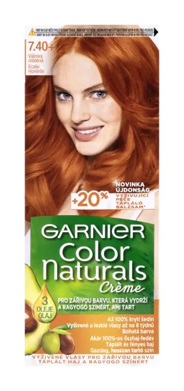 Garnier Barva na vlasy Color Naturals 7.40+ vášnivá měděná, 1 ks