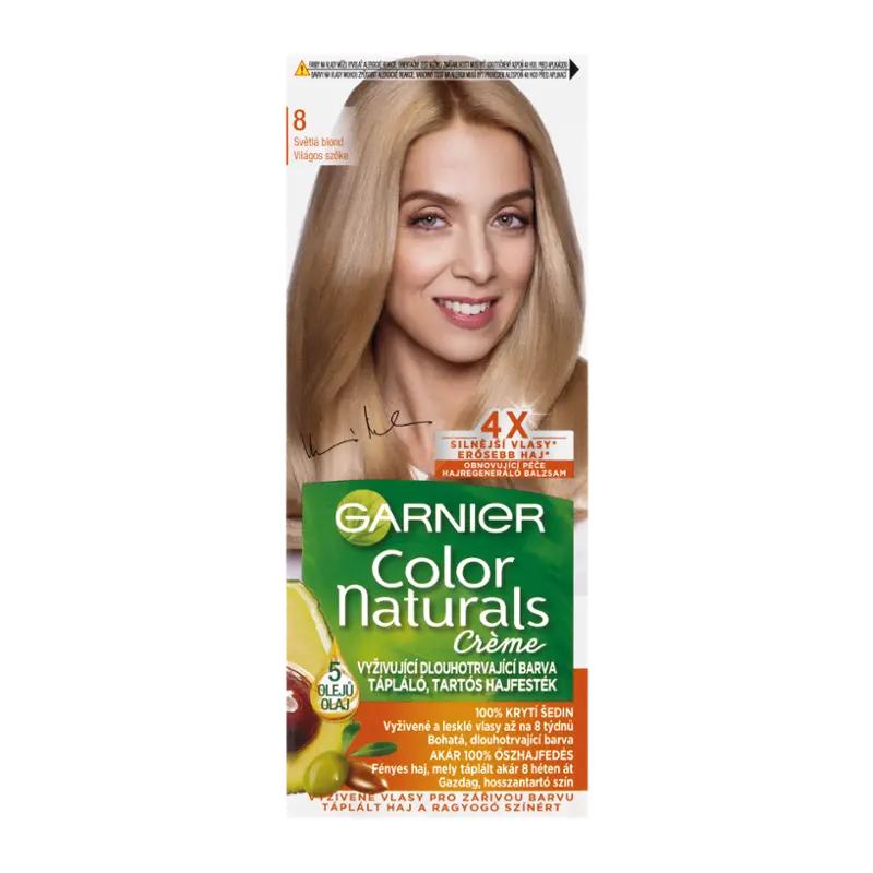 Garnier Barva na vlasy Color Naturals 8 světlá blond, 1 ks