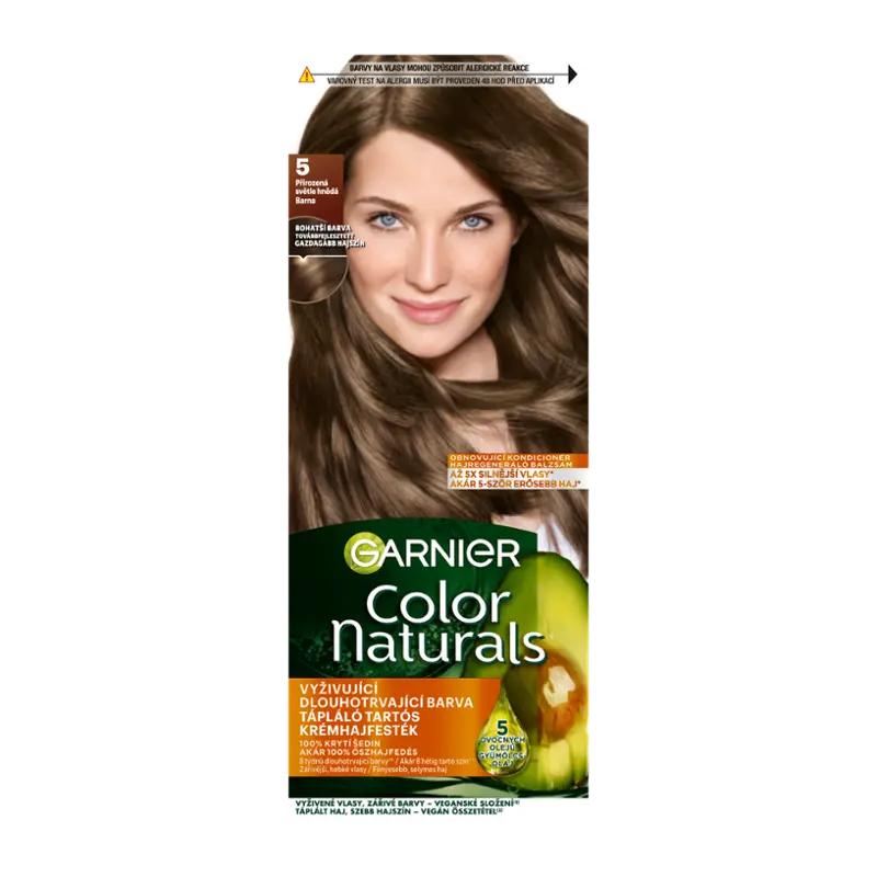 Garnier Barva na vlasy Color Naturals 5 přirozená světle hnědá, 1 ks
