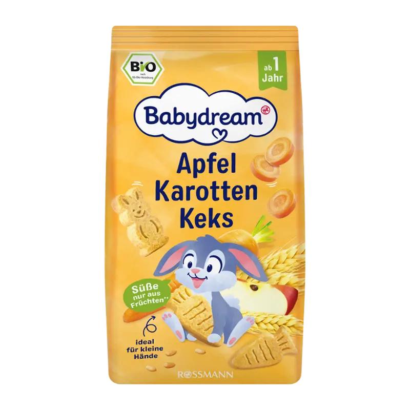 Babydream BIO sušenky s jablkem, mrkví a thiaminem, 125 g
