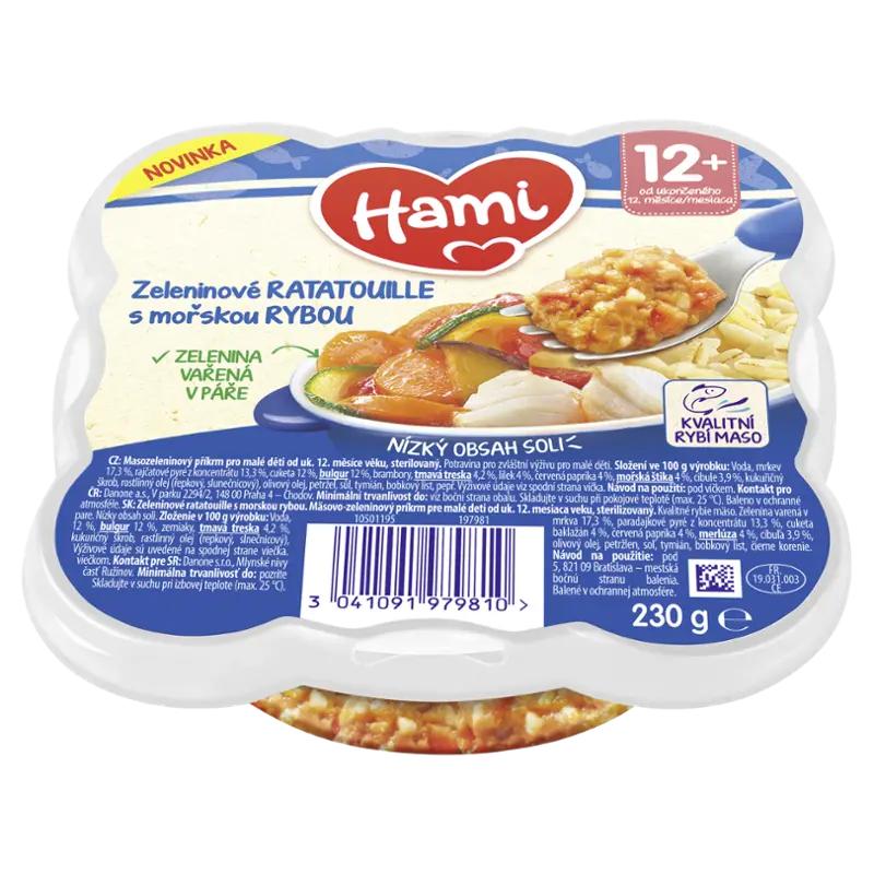 Hami Zeleninové ratatouille s mořskou rybou, 230 g