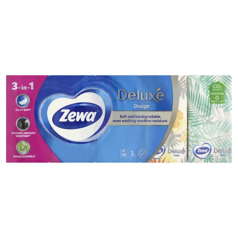 Zewa Papírové kapesníčky 3vrstvé Deluxe, 10 ks