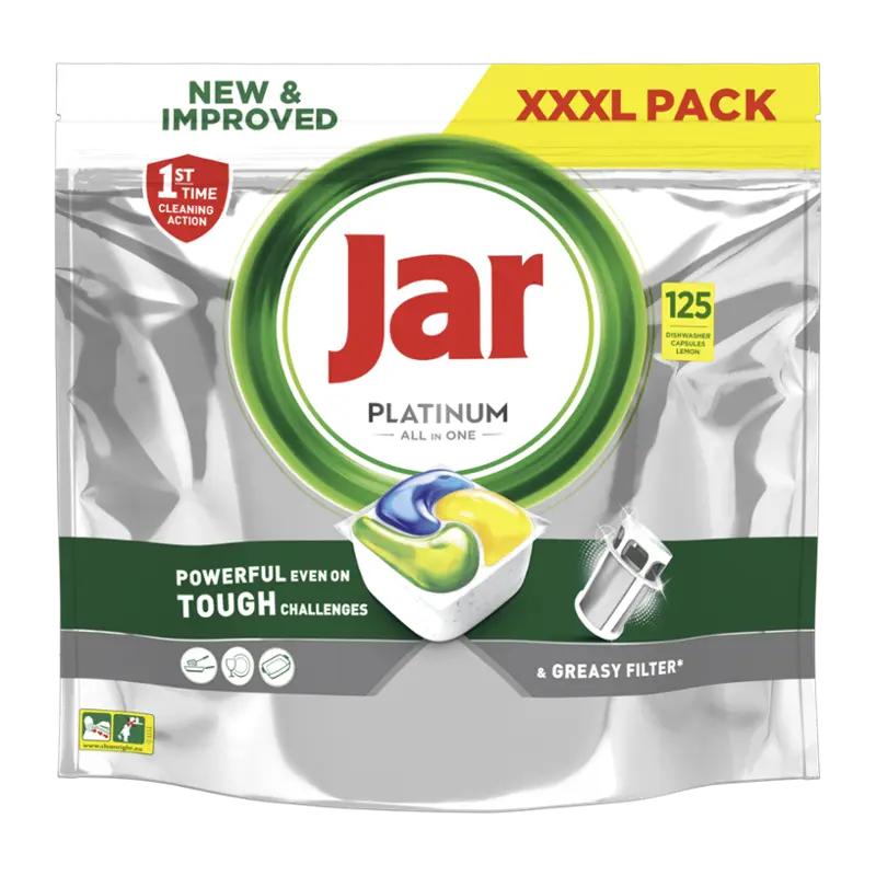 Jar Tablety do myčky Platinum All in One Lemon, 125 ks