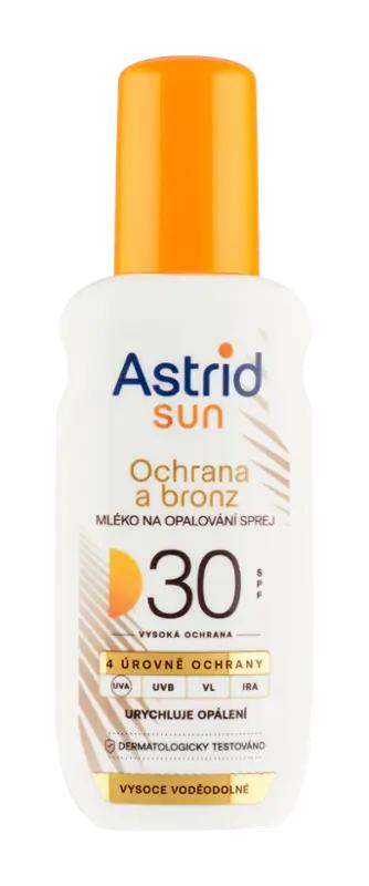 Astrid Mléko na opalování ve spreji SPF 30, 150 ml