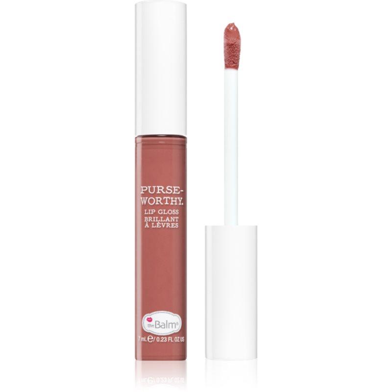 theBalm Purseworthy hydratační lesk na rty s bambuckým máslem odstín Crossbody 7 ml