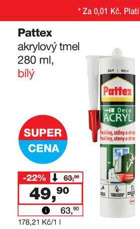 Pattex akrylový tmel 280 ml