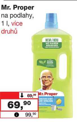 Mr. Proper na podlahy, 1l