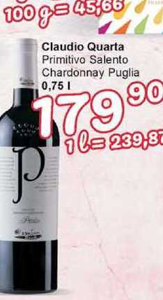 Claudio Quarta Primitivo Salento 0,75l 