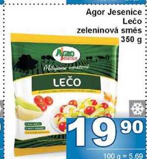 Agor Jesenice Lečo zeleninová směs 350g