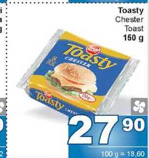 Toasty Chester Toast 150 g 