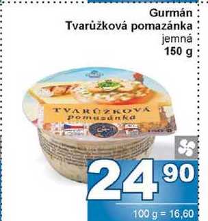 Gurmán Tvarůžková pomazánka 150g