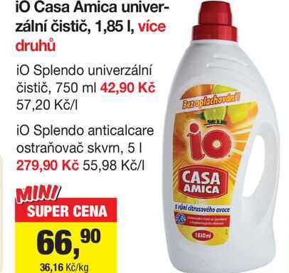 iO Splendo univerzální čistič, 750 ml 