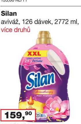 Silan aviváž, 126 dávek, 2772 ml, více druhů 