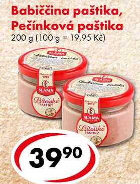 Babiččina paštika, Pečínková paštika, 200 g 