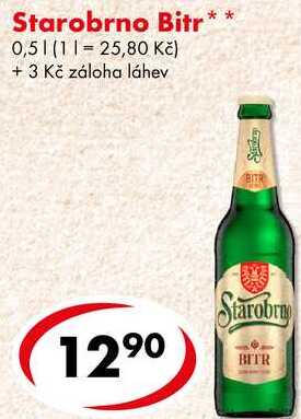 Starobrno Bitr, 0,5 l 