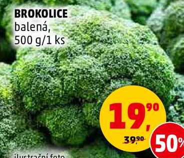 BROKOLICE balená, 500 g/1 ks 