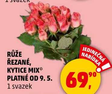 RŮŽE ŘEZANÉ, KYTICE MIX, 1 svazek