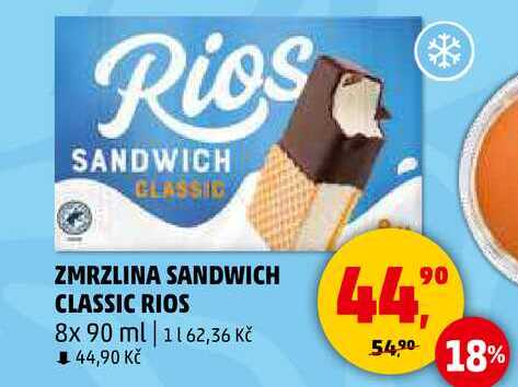 ZMRZLINA SANDWICH CLASSIC RIOS, 8x 90 ml  