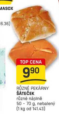 ŠÁTEČEK různé náplně 50 -70 g, nebalený 