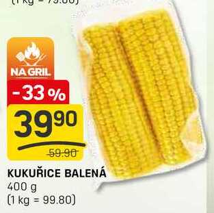 KUKUŘICE BALENÁ 400 g