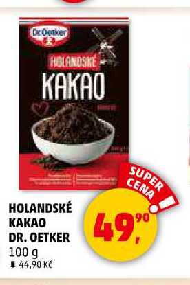 HOLANDSKÉ KAKAO DR. OETKER, 100 g  