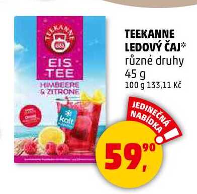 TEEKANNE LEDOVÝ ČAJ různé druhy, 45 g 