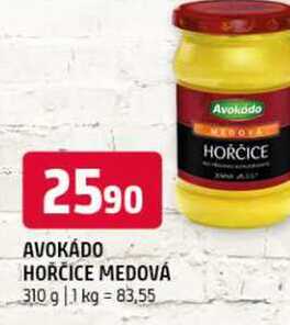 Avokádo Hořčice medová 310g