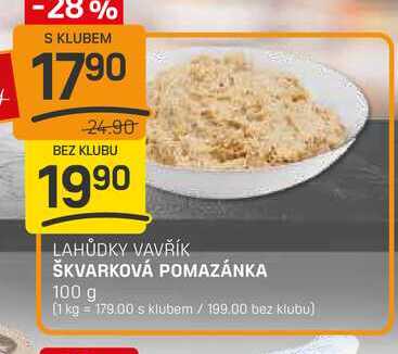 ŠKVARKOVÁ POMAZÁNKA 100 g 