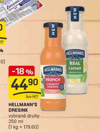 Hellmann's dresink 250ml