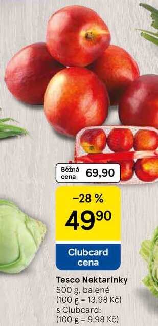 Tesco Nektarinky, 500 g, balené  