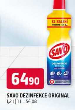 Savo Original Dezinfekce vody a povrchů 1,2l