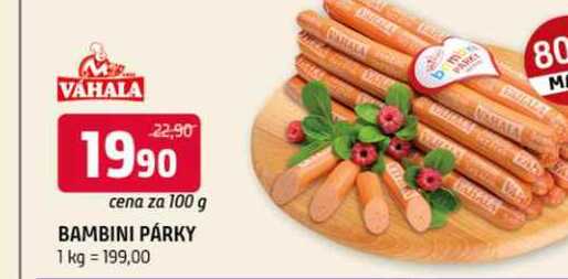 Bambini párky 100g
