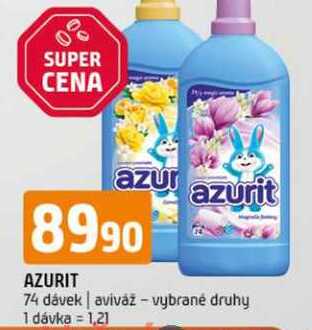 Azurit 74 dávek aviváž vybrané druhy 