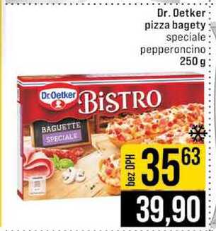 Dr. Oetker pizza bagety speciale pepperoncino 250 g
