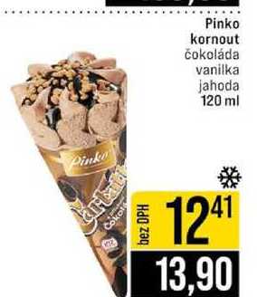 Pinko kornout čokoláda vanilka jahoda 120 ml 