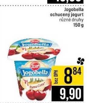 Jogobella ochucený jogurt různé druhy 150 g