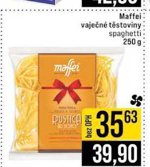 Maffei vaječné těstoviny spaghetti 250 g 