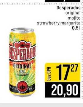 Desperados original mojito strawberry margarita 0,5l 