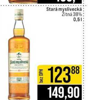 Stará myslivecká Zitná 38% 0.5l