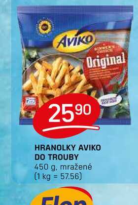 HRANOLKY AVIKO DO TROUBY 450 g, mražené 