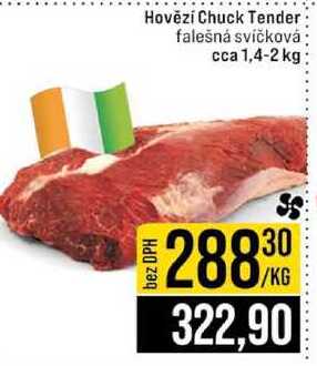Hovězí Chuck Tender falešná svíčková cca 1,4-2 kg