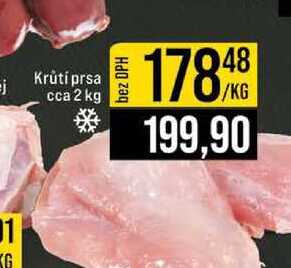 Krůtí prsa cca 2 kg 