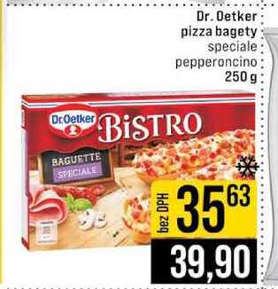 Dr. Oetker pizza bagety speciale pepperoncino 250 g