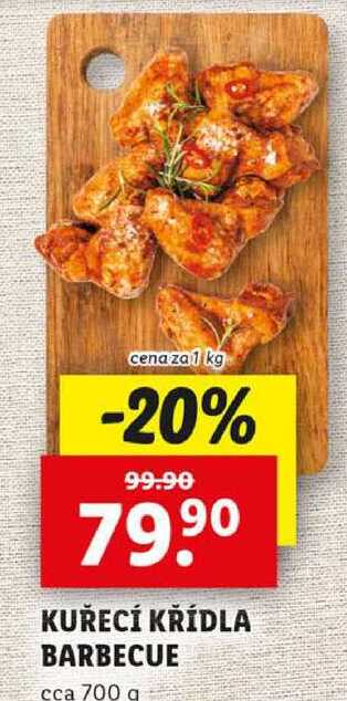 KUŘECÍ KŘÍDLA BARBECUE, cena za 1 kg